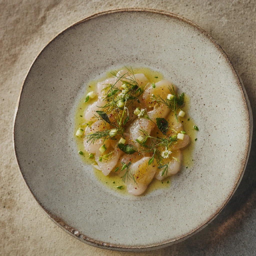 A plated coastal dish at The Tides